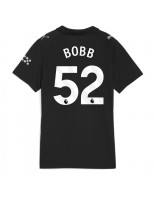 Ženske Nogometnih dresov Manchester City Oscar Bobb #52 Gostujoči 2025-26 Kratki rokavi Ženske Nogometnih dresov Manchester City Oscar Bobb #52 Gostujoči 2025-26 Kratki rokavi